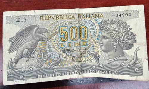 Italy 500 lire - 500, 1966
