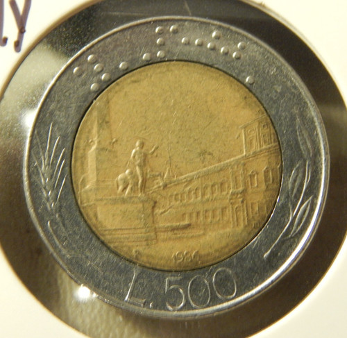 1986 italy 500 lire - italy,