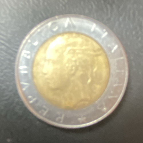 Italy 500 lire coin repubblica - 500,