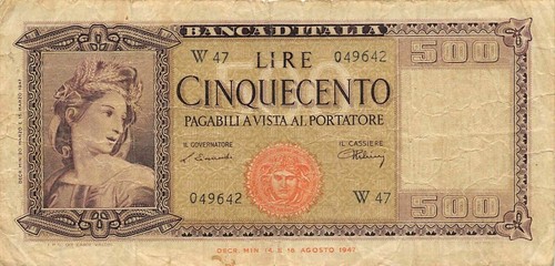 Italy 500 lire - ,