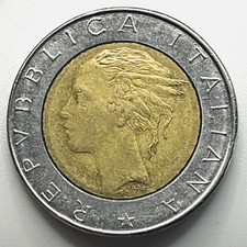 Italy / 500 Lire / 1985-R