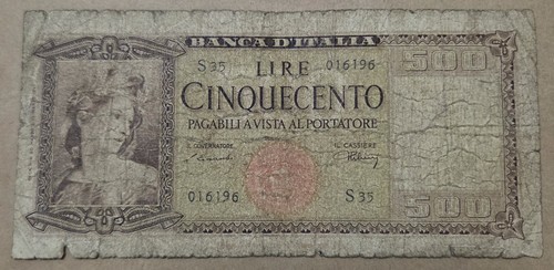 Italy 500 lire - 🇮🇹,