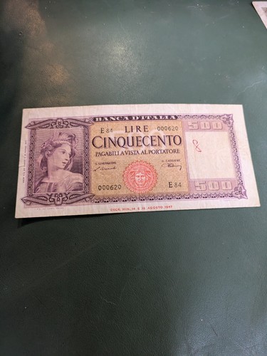 Italy 500 lire - italy, banknote