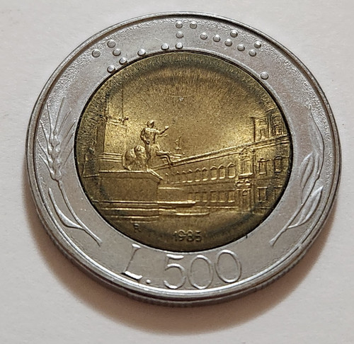 1985 italy 500 lire - italy,