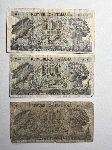 Italy 500 lire note 1966 - 500,
