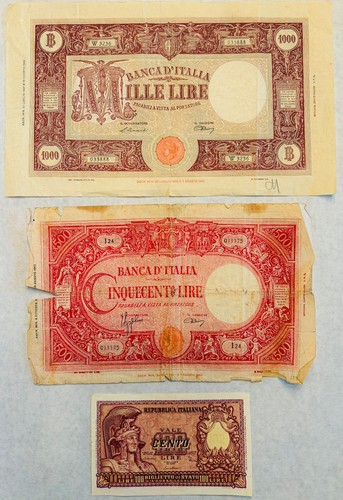 Italy banco italia - 1000, lire