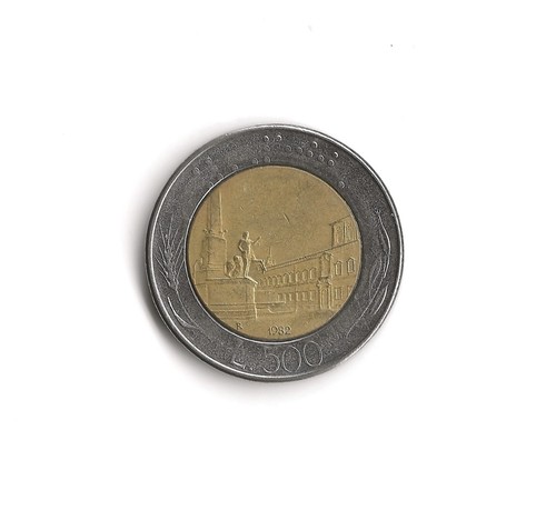 1982 italy 500 - -, lire