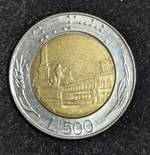 1990 R Italy 500 Lire
