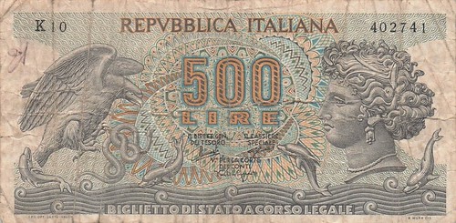 Italy 500 lire 20 6 - 500,