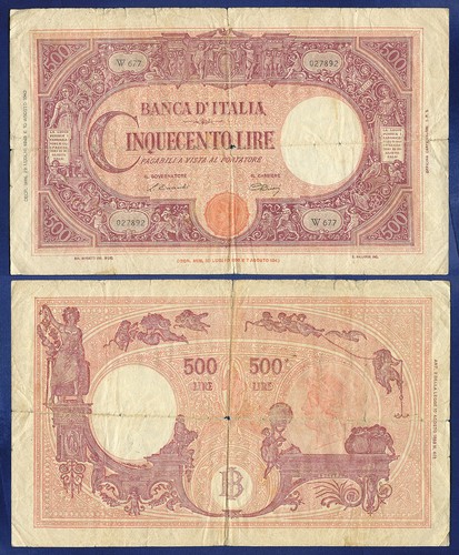 Italy 500 lire - italy, 1946