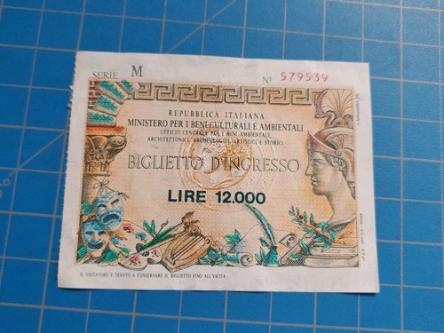 Repubblica italiana biglietto - italiana,
