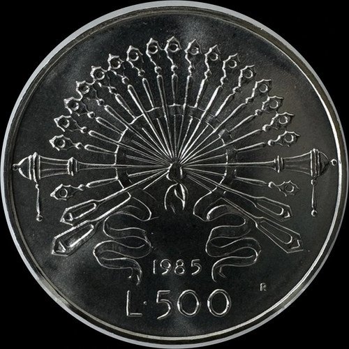 Italy 1985 500 lire - lire, ·