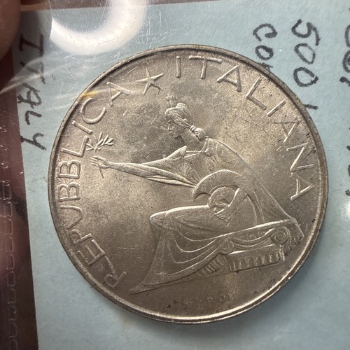 Italy 500 lire commemorative - italy,