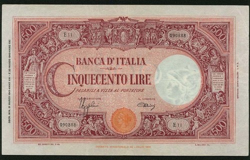 Italy banca italia 1943 - banca,