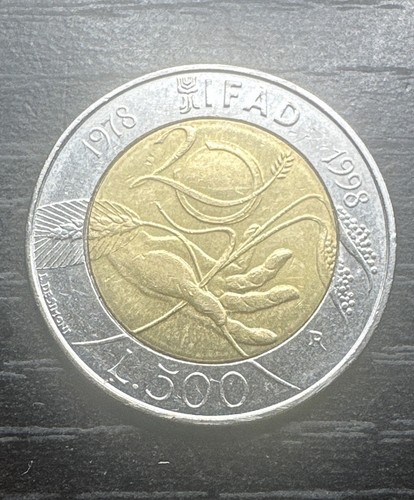 Italy 500 lire 1978 1998 - italy,