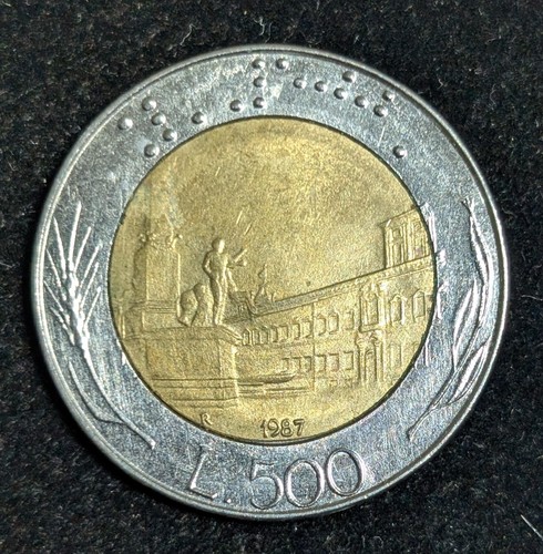 1987 italy 500 lire - r,