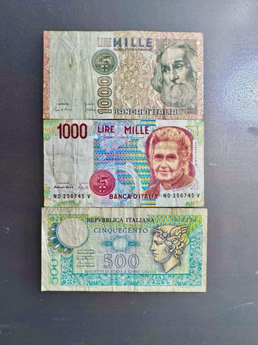 Italy 500 1000 lire 3 - italy,