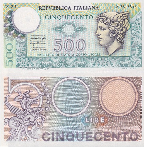 Italy 500 lire 1976 - italy,