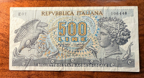Italy 1966 500 lire - 1966,