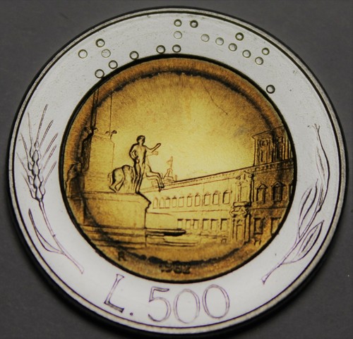 Italy 500 lire - lire,, gem