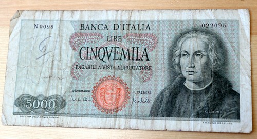 1964 italy 5000 lire - 1964, 98