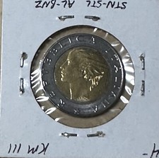 1989 Italian Republic 500 LIRE