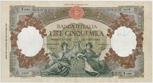 Italy banknote 5000 - 5000, lire